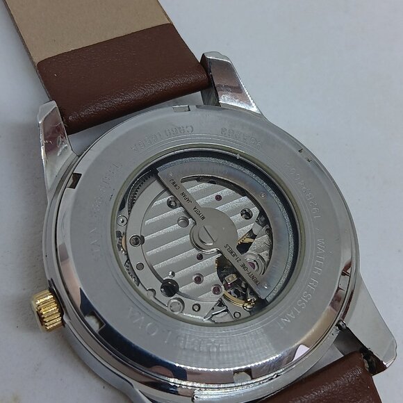 Bulova 98A263 Men’s 42mm Gold/Silver Tone S/Steel 21 Jewel Automatic Watch - Picture 11 of 13